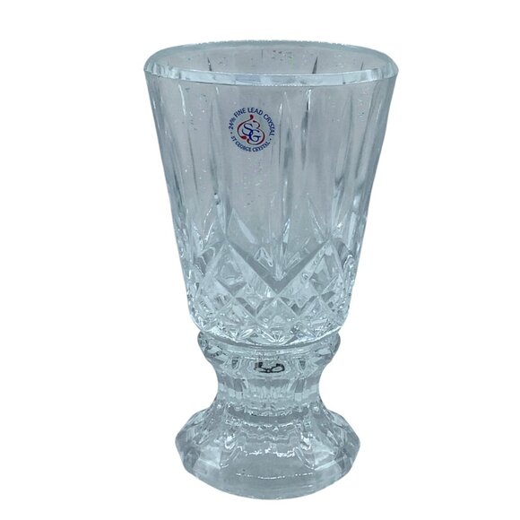 Toscany Classics Muirfield Mini Hurricane Candle Holder St. George 24% Crystal - Picture 2 of 9